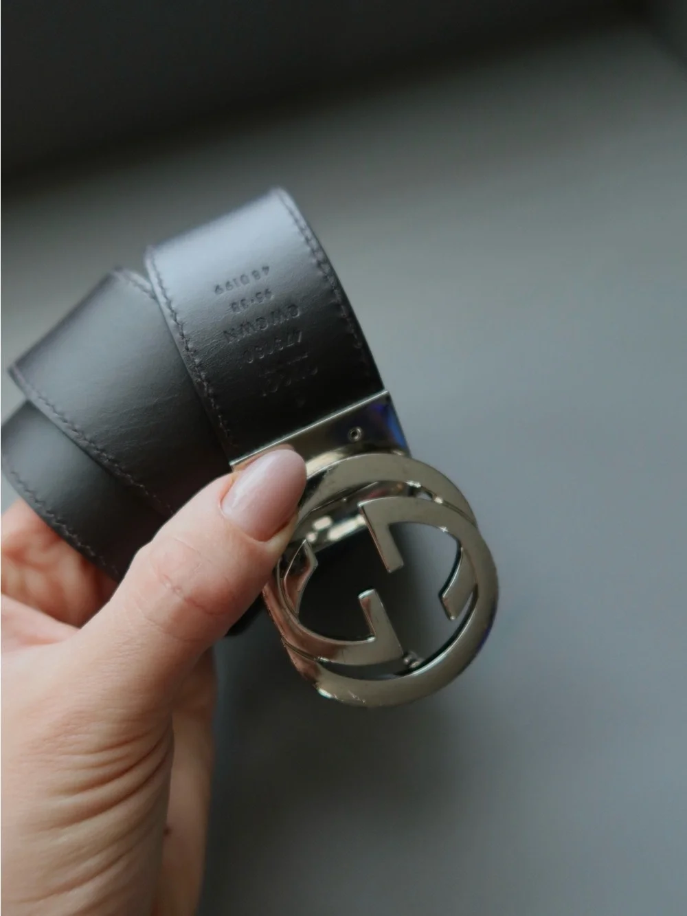 Gucci Reversible Leather Belt Interlocking G – Black/Brown 95/38